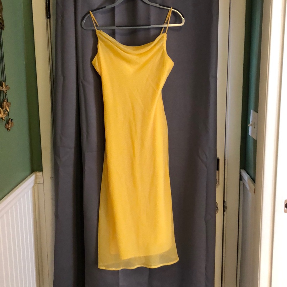 Urban outfitters Yellow polka dot dress